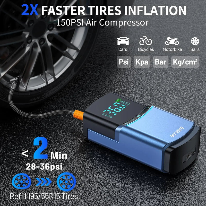 4-in-1 car jump starter, view 6 - MRSLM
