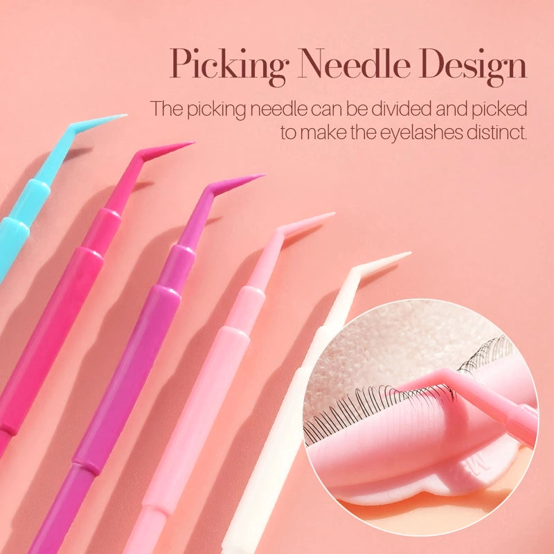 10 Stück/Packung Y-förmiger Wimpernpicker für professionelle Wimpernverlängerungen