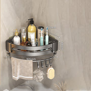 adhesive bathroom shampoo holder, view 3 - MRSLM