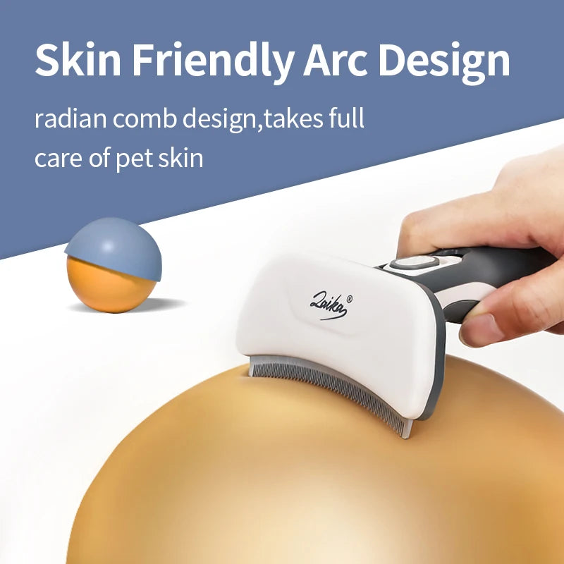 Arc pet comb for dogs and cats, view 4 - MRSLM