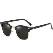 uv protection oval frame sunglasses, view 2 - MRSLM