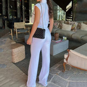 women's sleeveless top and loose trousers set, view 6 - MRSLM