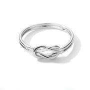 stainless steel gold twist ring, view 2 - MRSLM