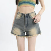 high-waist vintage denim shorts - MRSLM