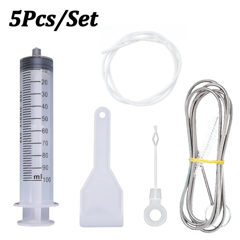 Conjunto de 5 peças para limpeza de ralos de geladeira