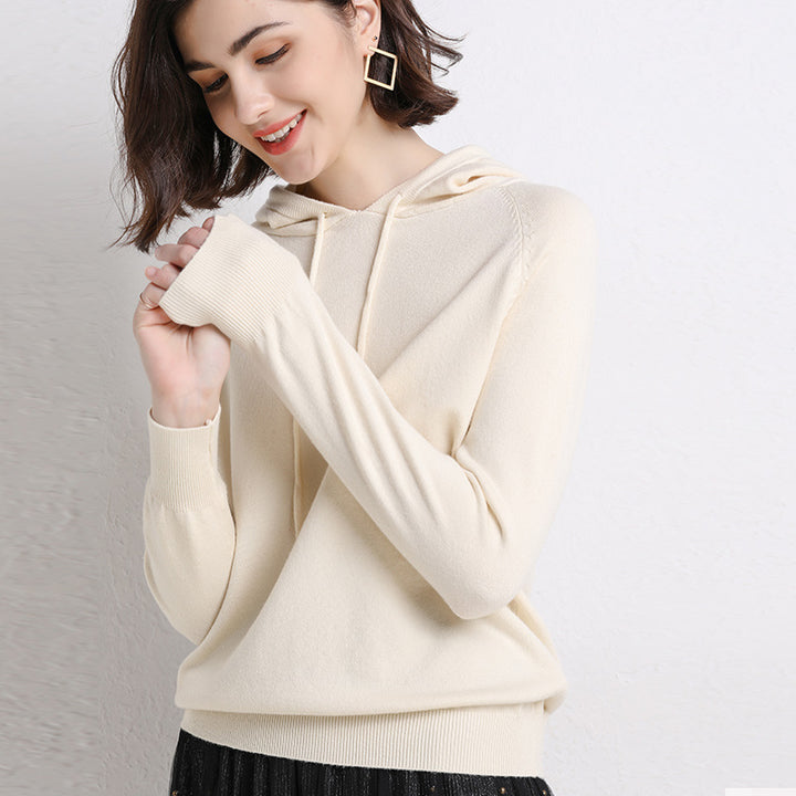 Women's Thin Sweater Hooded Sweater