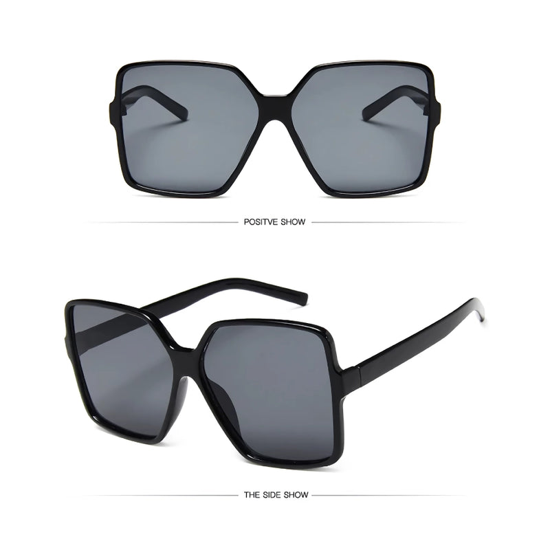 unisex oversized square sunglasses, view 9 - MRSLM