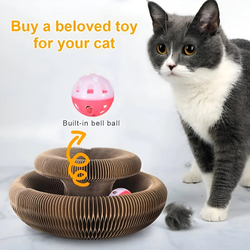 magic organ cat scratcher toy, view 3 - MRSLM