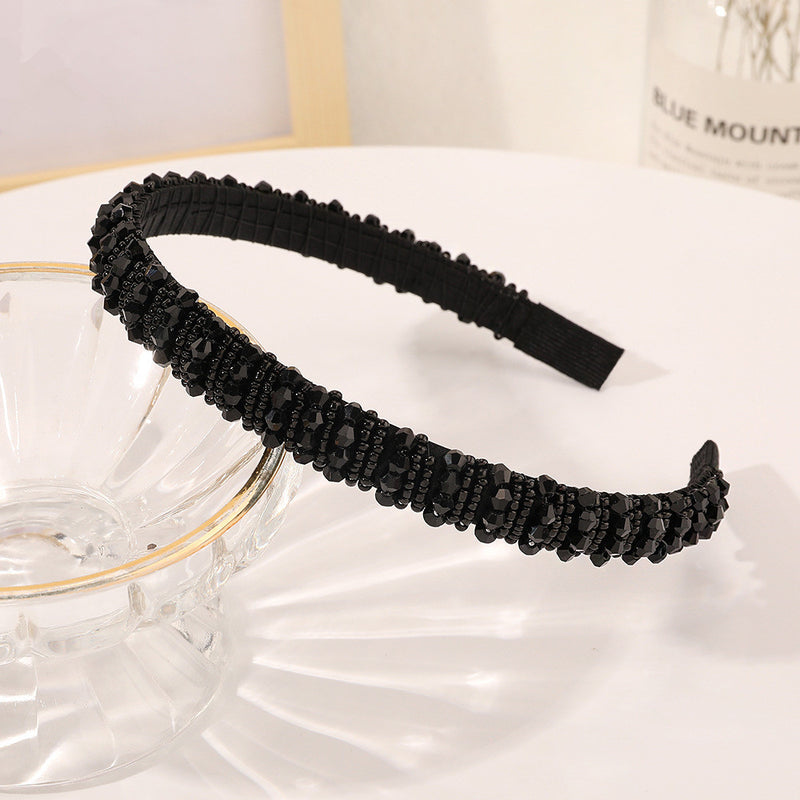rhinestone crystal headband, view 12 - MRSLM