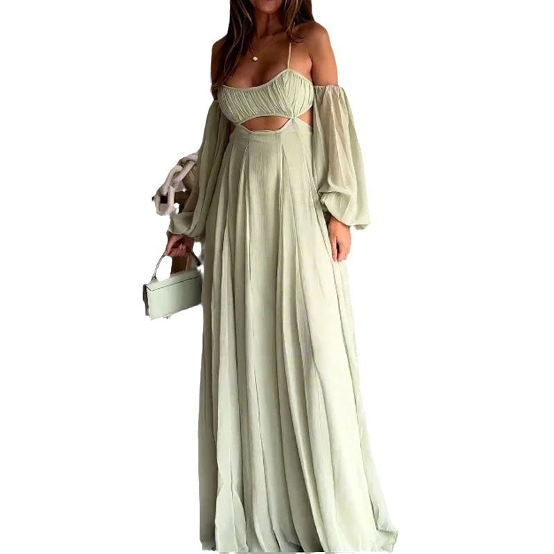 women's backless sling dress, view 5 - MRSLM