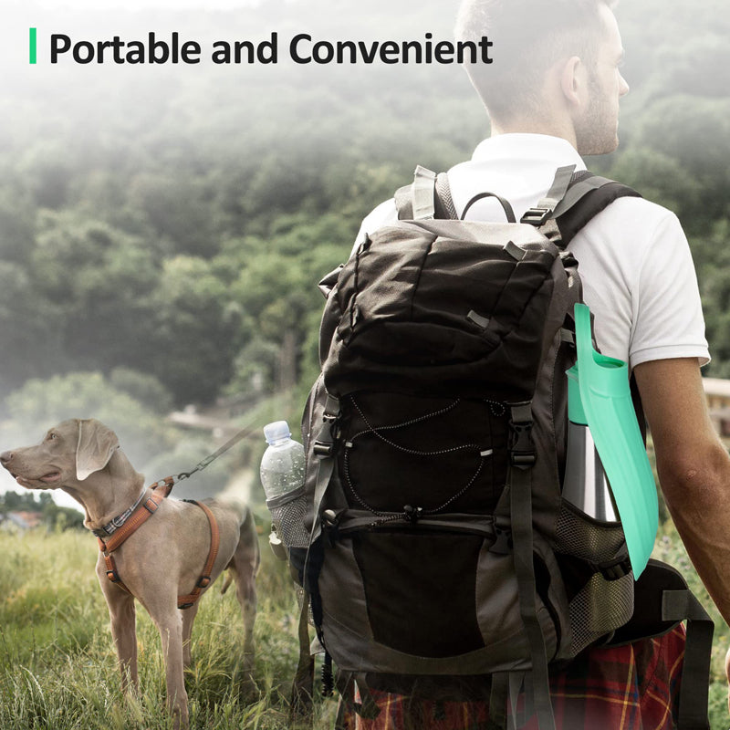 portable dog water bottle, view 8 - MRSLM