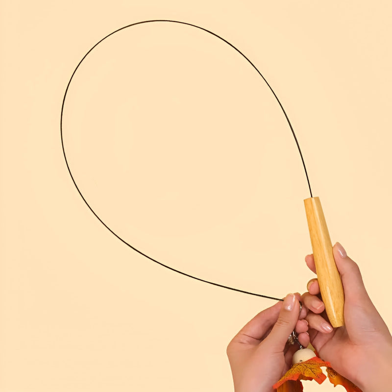 rotating leaf cat teaser toy, view 9 - MRSLM