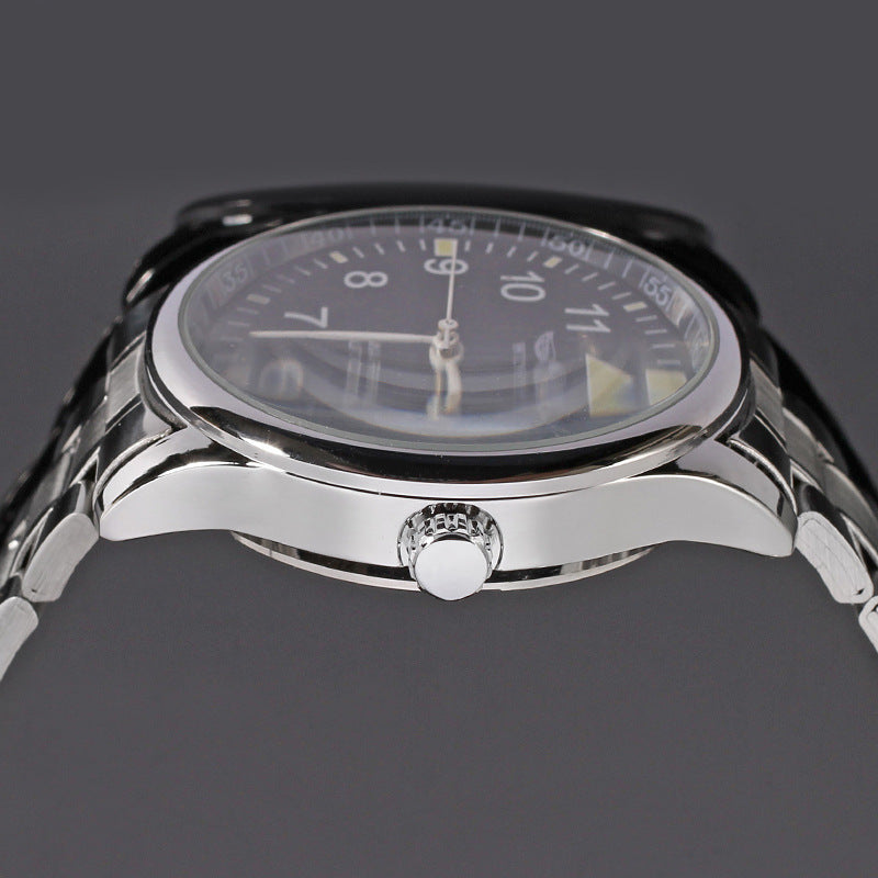 men's skeleton automatic watch, view 4 - MRSLM