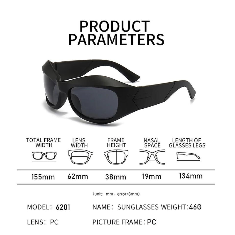 oversized unisex sunglasses, view 13 - MRSLM