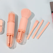 telescopic 4 in 1 makeup brushes set, view 4 - MRSLM
