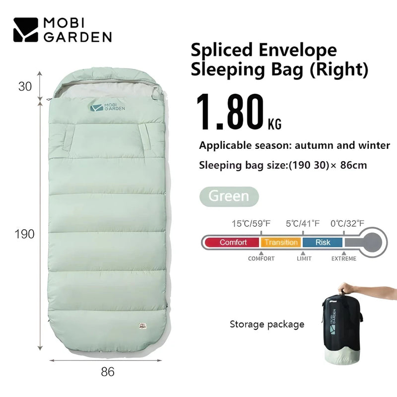 Ultraleichter, warmer, tragbarer Schlafsack für Outdoor-Camping