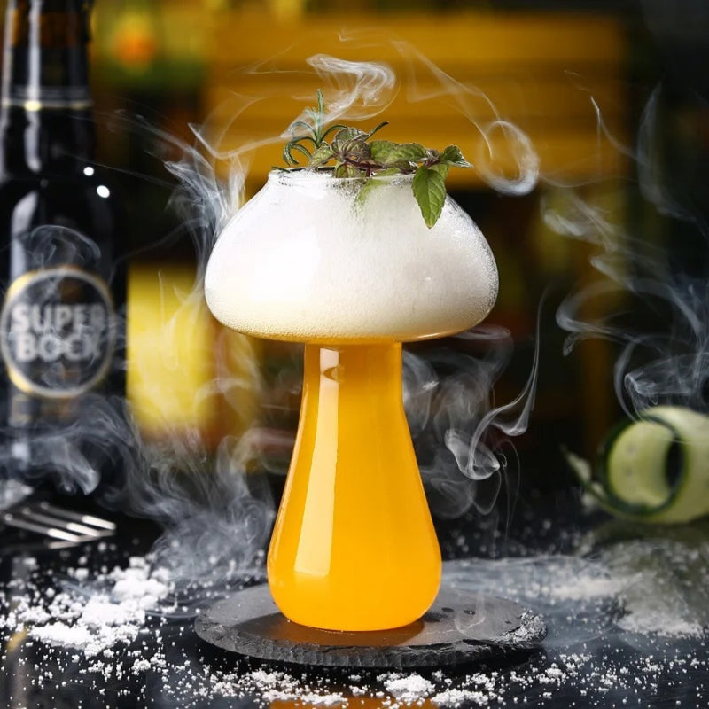 mushroom shaped cocktail glass, view 5 - MRSLM
