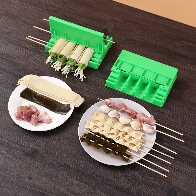 Espetos multifuncionais para churrasco