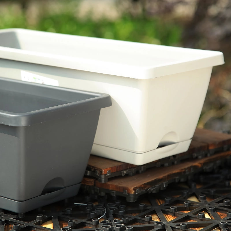 plastic vegetable planter with drain holes, view 10 - MRSLM