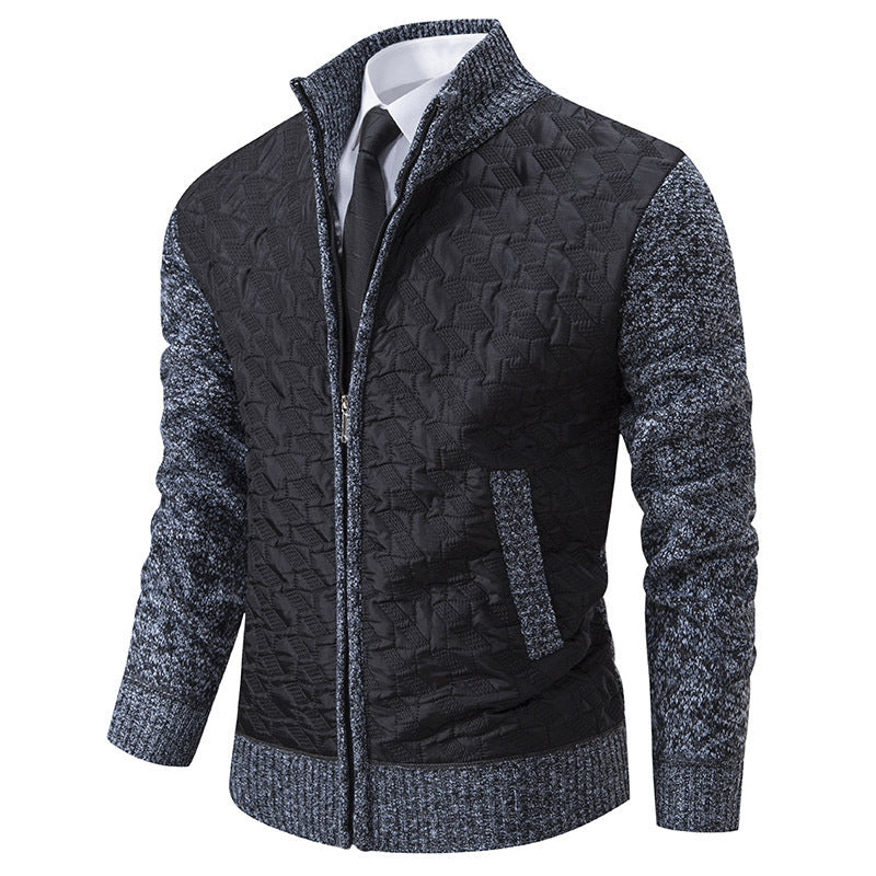 men's slim-fit chenille coat, view 4 - MRSLM