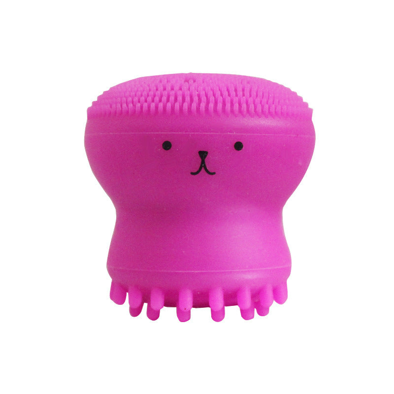 silicone octopus face cleansing brush, view 5 - MRSLM