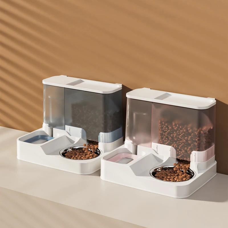 2-in-1 automatic cat feeder and water dispenser, view 8 - MRSLM