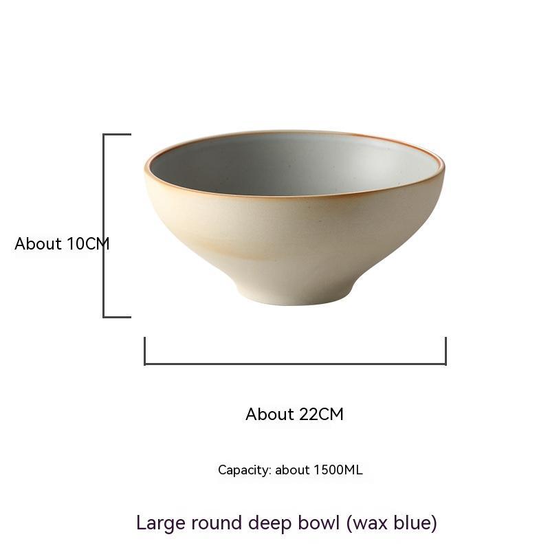 creative deep bowl for ramen and dumplings, view 5 - MRSLM