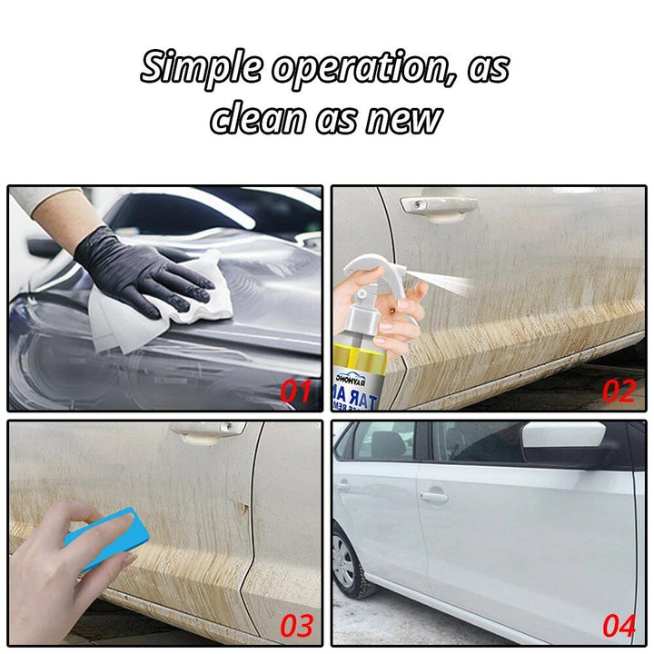 Car Oil, Tar, & Grease Remover Spray - 100ml Solvent-Based Formula