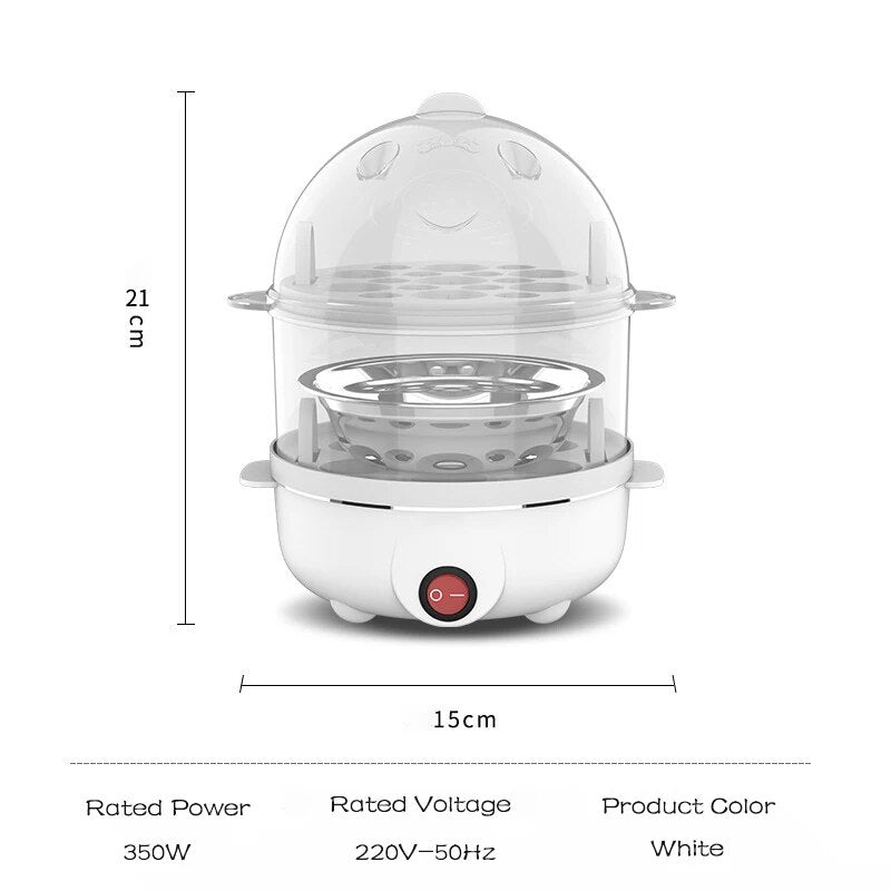 double layer electric egg cooker, view 8 - MRSLM