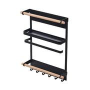 magnetic fridge shelf paper towel holder, view 3 - MRSLM