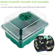 12-cell seedling tray with humidity dome, view 6 - MRSLM