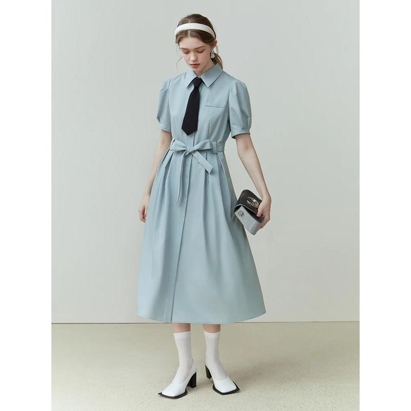 chic commuter shirt dress for women, view 5 - MRSLM