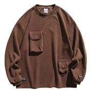 vintage harajuku casual long sleeve sweatshirt, view 3 - MRSLM
