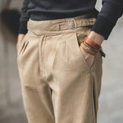 elastic casual men's cargo pants, view 5 - MRSLM