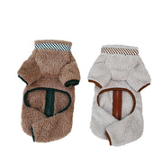 warm fleece dog jumpsuit, view 7 - MRSLM