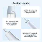 cordless water flosser, view 9 - MRSLM