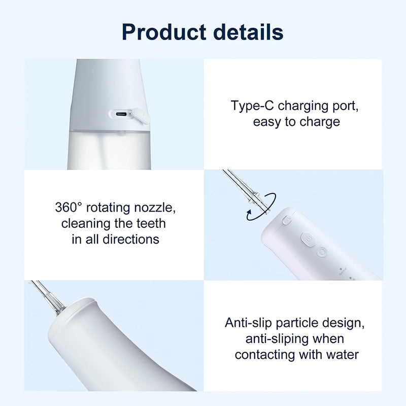 cordless water flosser, view 9 - MRSLM