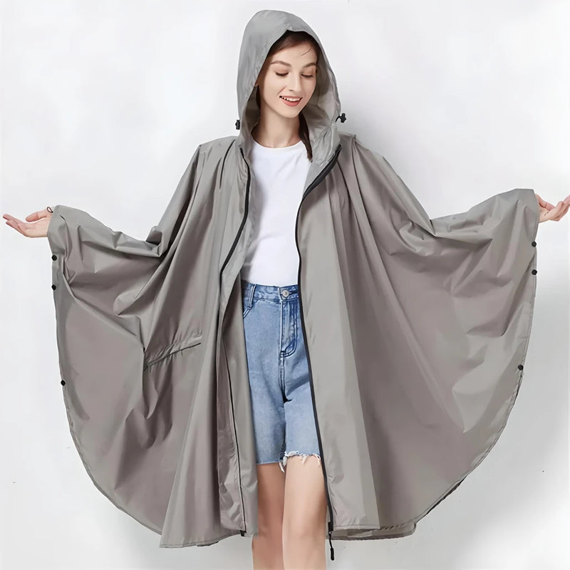 Wasserdichter Regenponcho für Damen und Herren