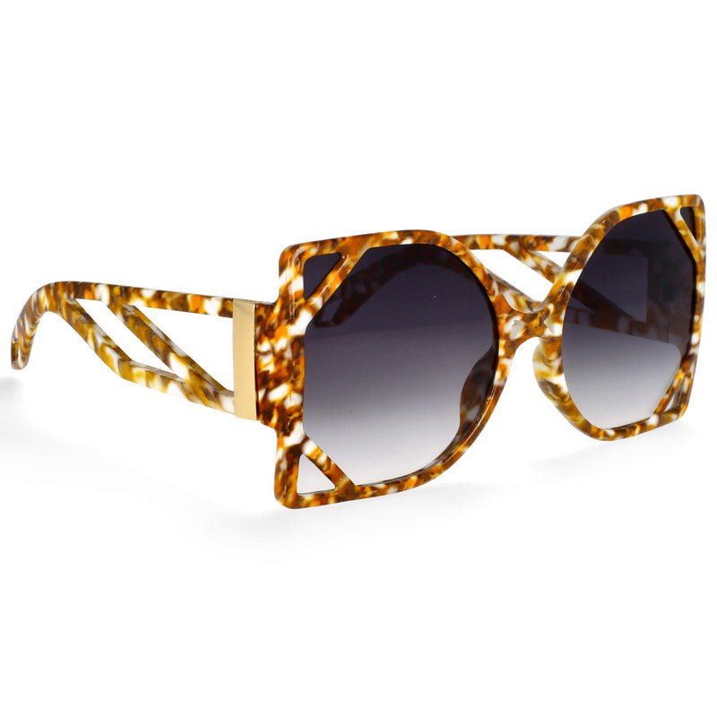 oversized square women's sunglasses, view 2 - MRSLM