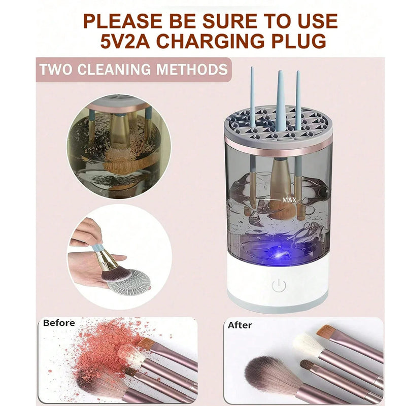 makeup brush cleaner and dryer, view 4 - MRSLM