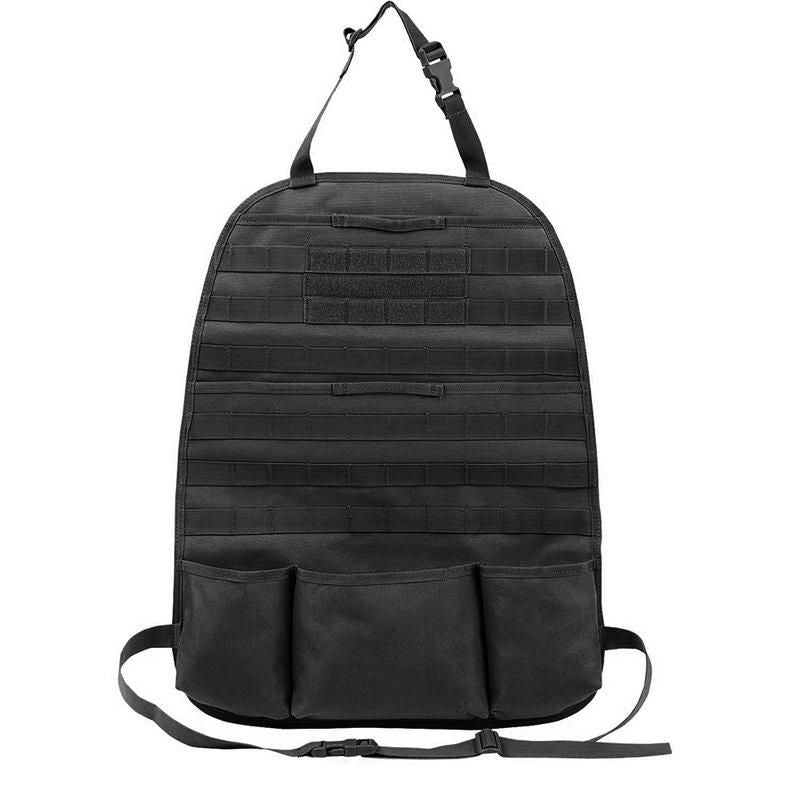 tactical car seat back organizer with molle - MRSLM