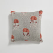 jellyfish knitted cotton pillow cover, view 2 - MRSLM