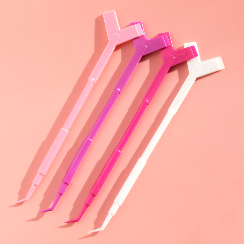 10 Stück/Packung Y-förmiger Wimpernpicker für professionelle Wimpernverlängerungen