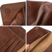 genuine leather passport holder rfid blocking, view 9 - MRSLM