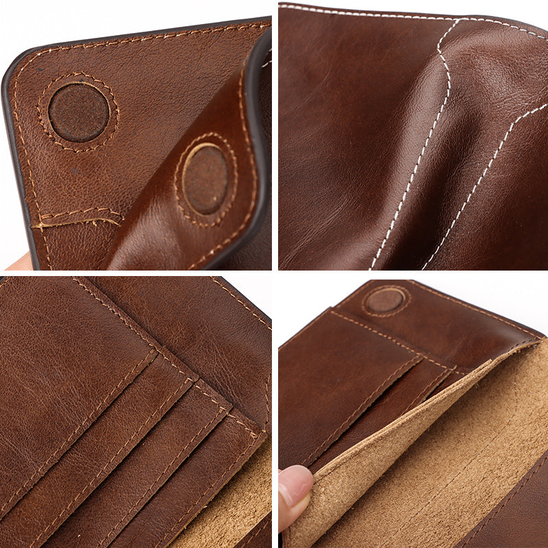 genuine leather passport holder rfid blocking, view 9 - MRSLM