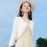 floral lace V-neck jacket - MRSLM