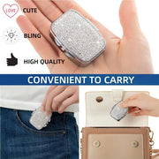 crystal diamond travel pill organizer, view 9 - MRSLM