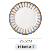 nordic bone china plate set, view 6 - MRSLM