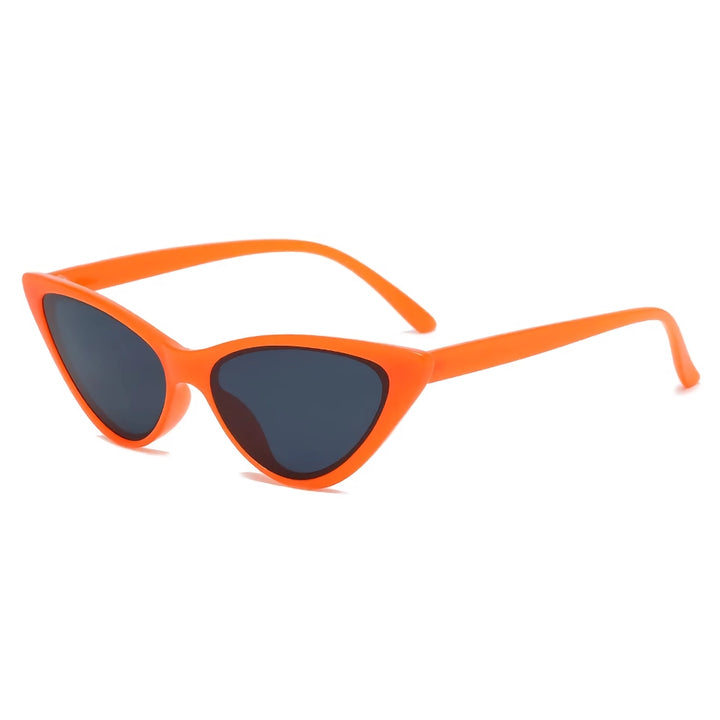 Óculos de Sol Femininos Estilo Vintage Olho de Gato com Lentes Degradê UV400