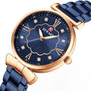 women's steel band luminous quartz watch, view 2 - MRSLM